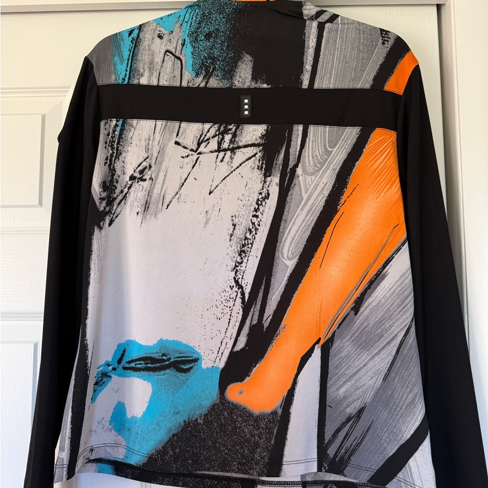 Jamie Sadock Monochrome Zip Pullover - Picture 3 of 3